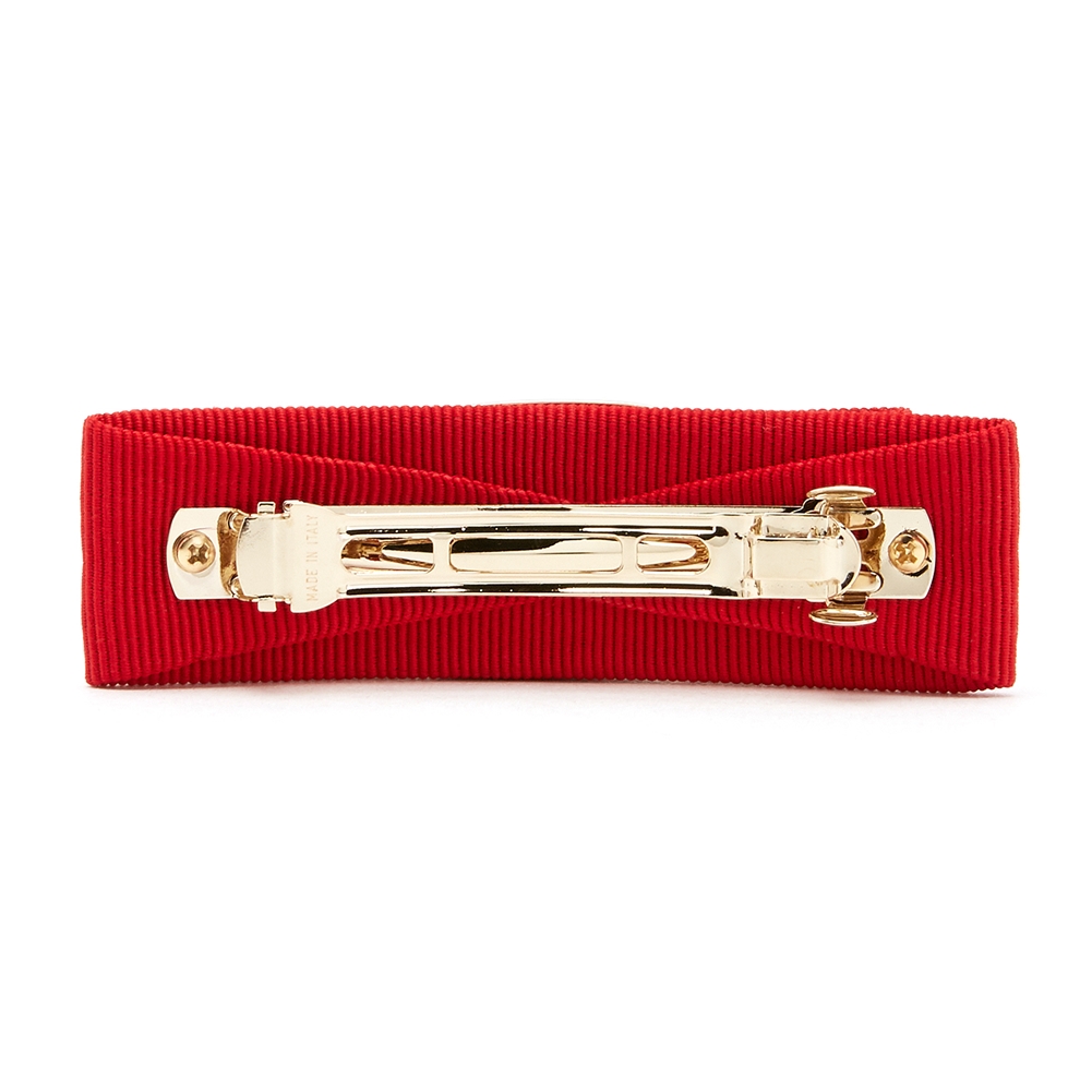 페라가모(FERRAGAMO) 바라 보우 헤어클립 34 2019 03 ROSSO 0495451