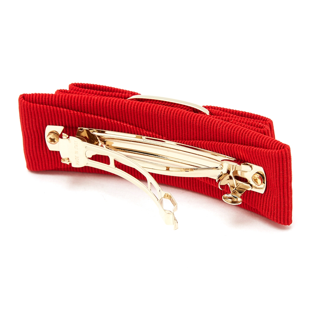 페라가모(FERRAGAMO) 바라 보우 헤어클립 34 2019 03 ROSSO 0495451