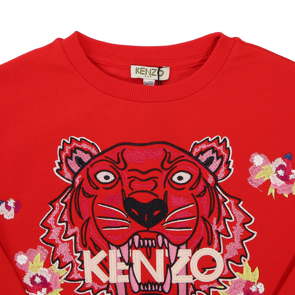 겐조키즈(KENZO KIDS) 타이거 키즈 기모 맨투맨 원피스 KP30258 38 5A6A