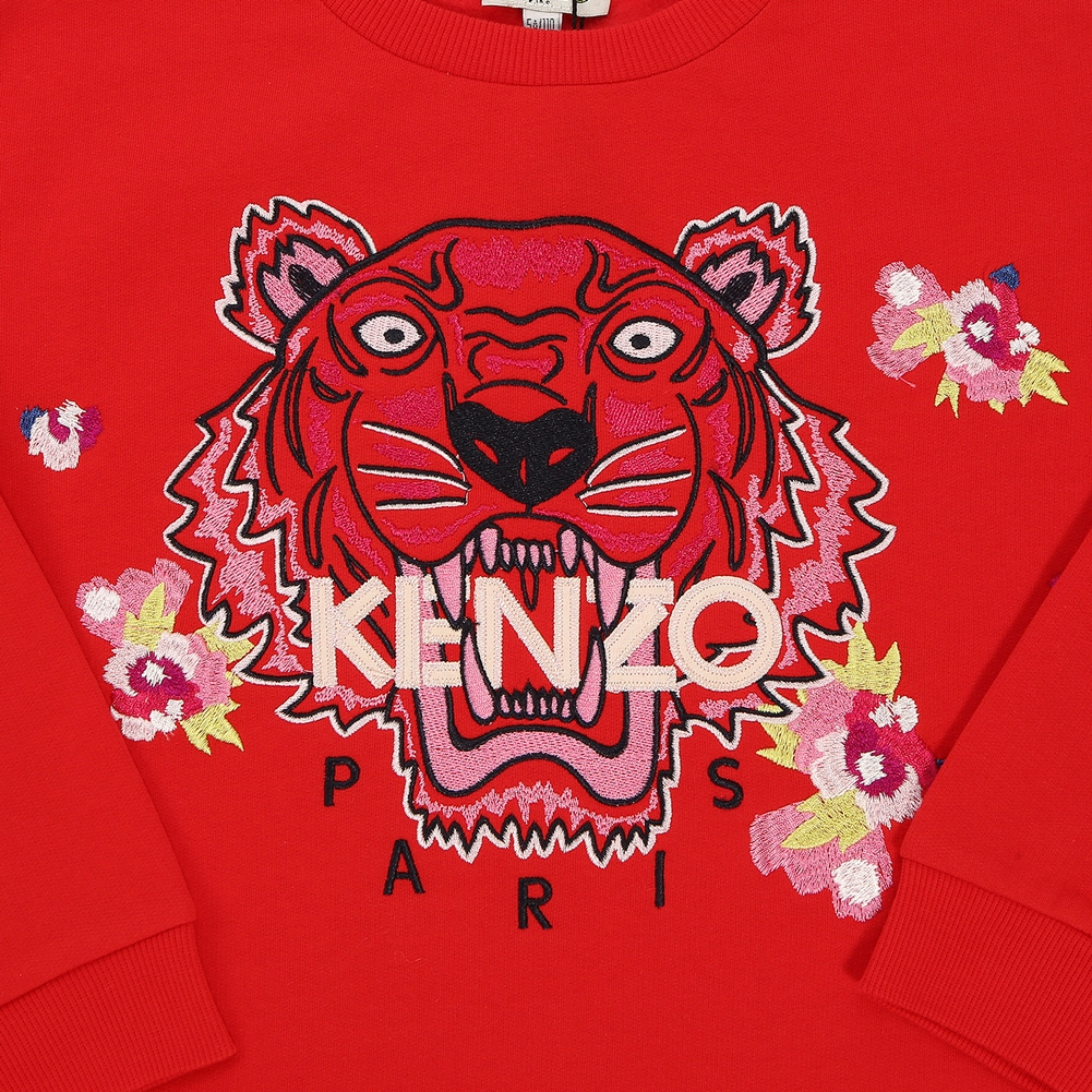 겐조키즈(KENZO KIDS) 타이거 키즈 기모 맨투맨 원피스 KP30258 38 5A6A