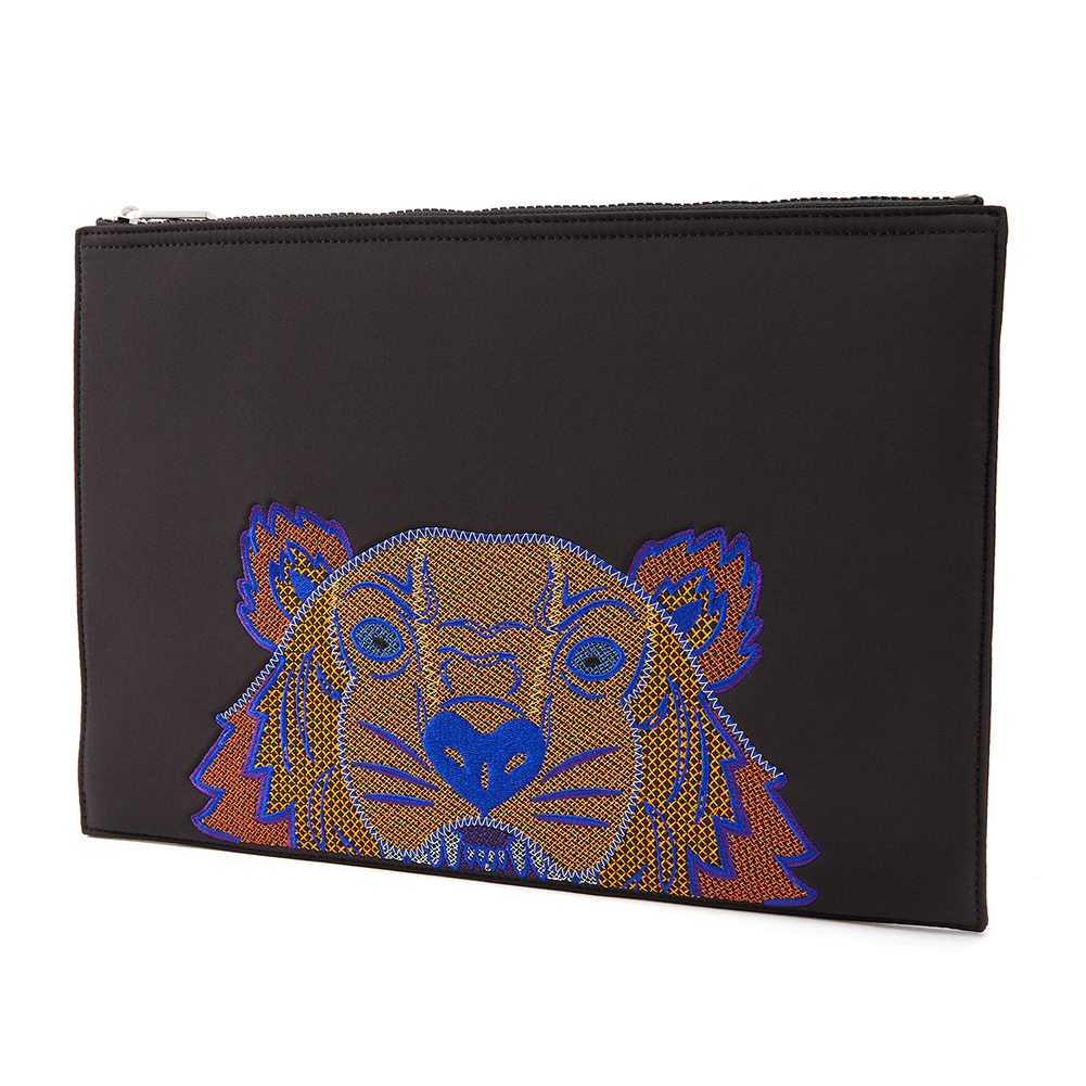 겐조(KENZO) 타이거 자수 도큐먼트 공용 클러치/파우치백 5PM322 F22 99A