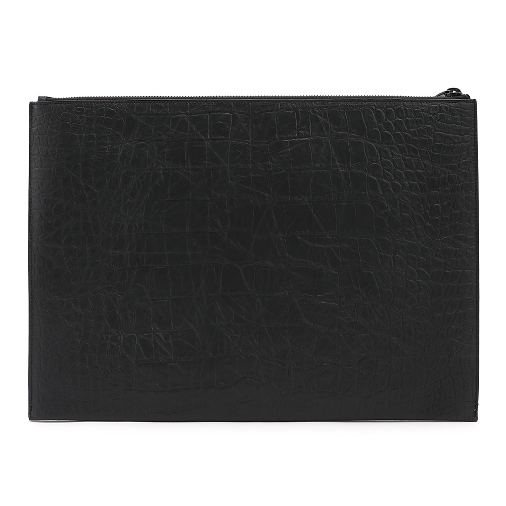생로랑(SAINT LAURENT PARIS) 모노그램 크로커다일 공용 클러치/파우치백 534680 C9H0U 1000