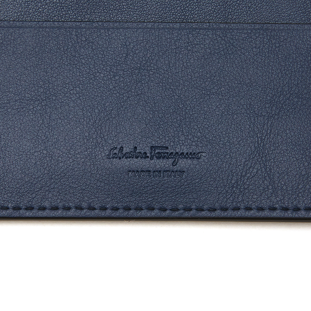 페라가모(FERRAGAMO) 더블 간치니 남자 명함/카드지갑 66 A302 NERO 0698915