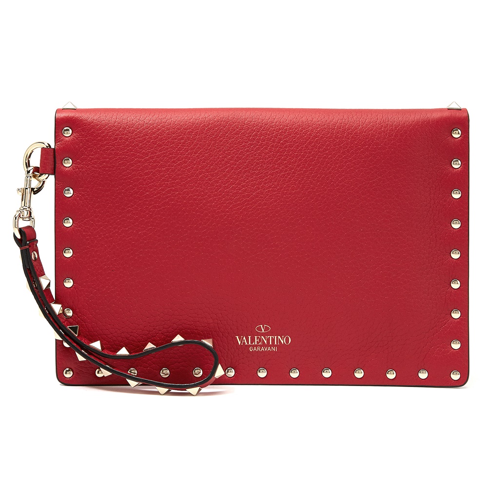 발렌티노(VALENTINO) 락스터드 엔벨롭 여자 클러치/파우치백 RW0P0P87VSH 0RO