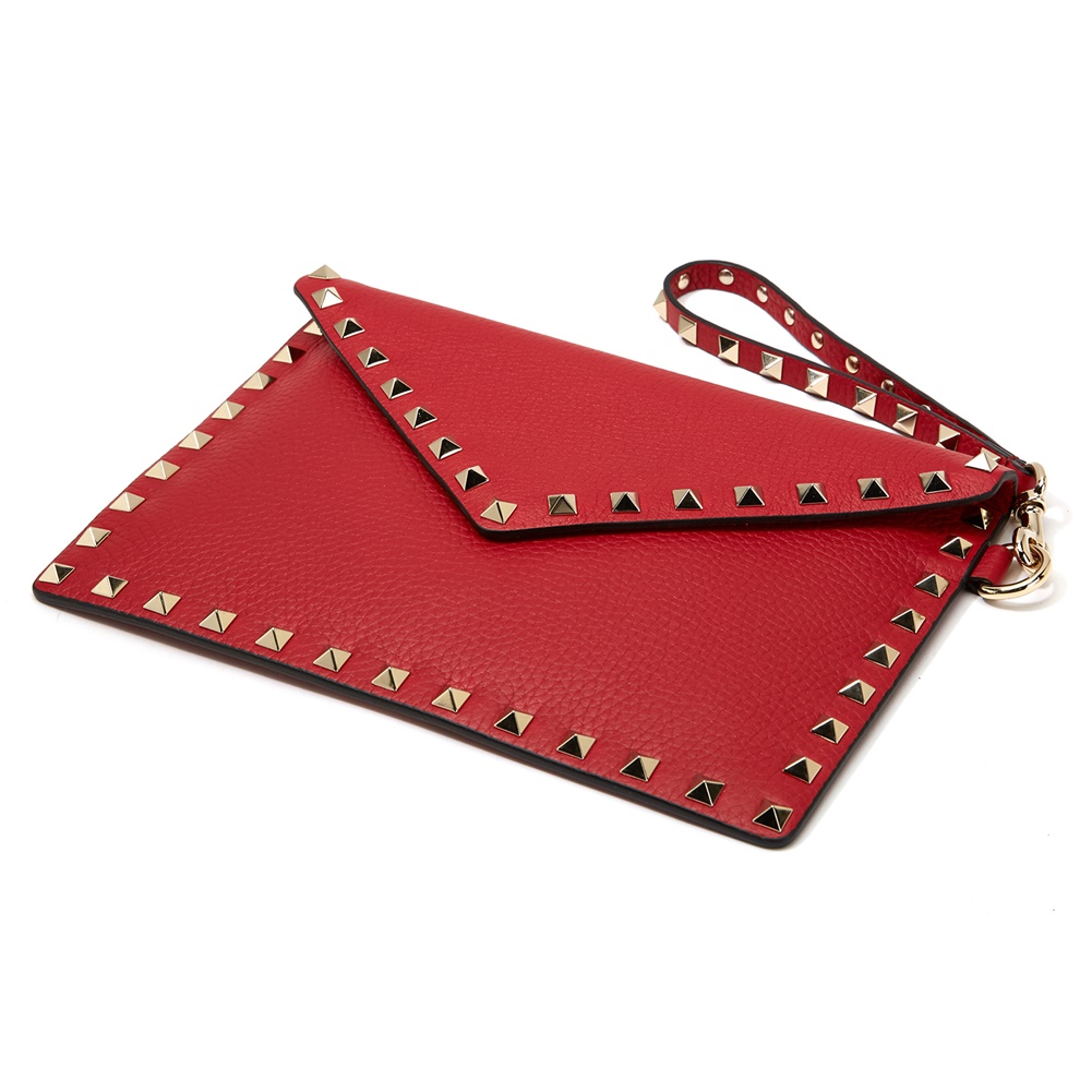 발렌티노(VALENTINO) 락스터드 엔벨롭 여자 클러치/파우치백 RW0P0P87VSH 0RO