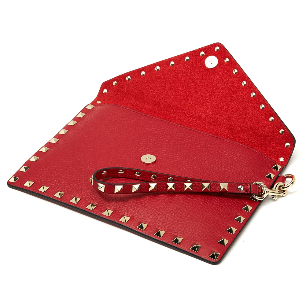 발렌티노(VALENTINO) 락스터드 엔벨롭 여자 클러치/파우치백 RW0P0P87VSH 0RO