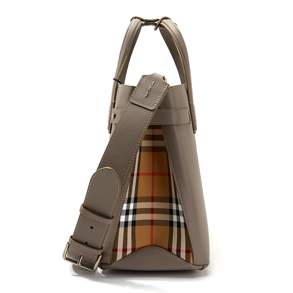버버리(BURBERRY) 미디엄 빈티지 체크 배너 여자 토트겸숄더백 MD BANNER 8006327