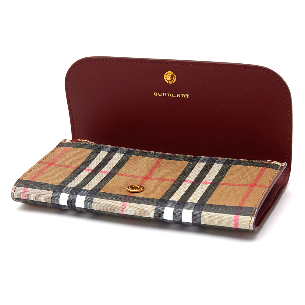 버버리(BURBERRY) 빈티지 체크 여자 장지갑 HERON 8005384