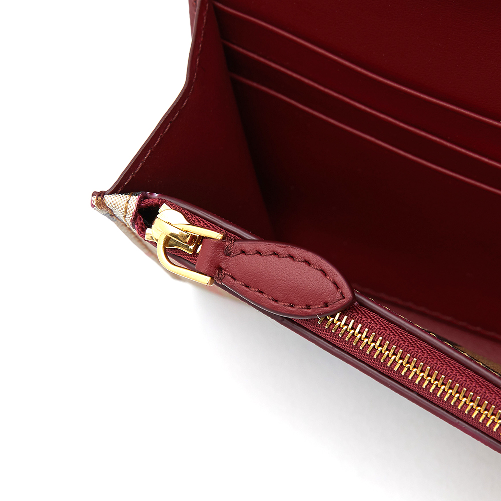 버버리(BURBERRY) 빈티지 체크 여자 장지갑 HERON 8005384