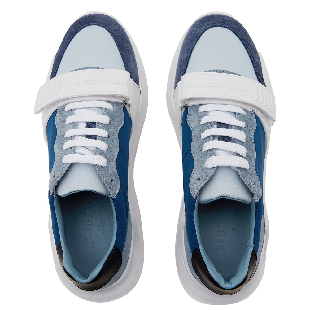 버버리(BURBERRY) 스웨이드 네오프렌 남자 스니커즈 REGIS M LOW 8005366