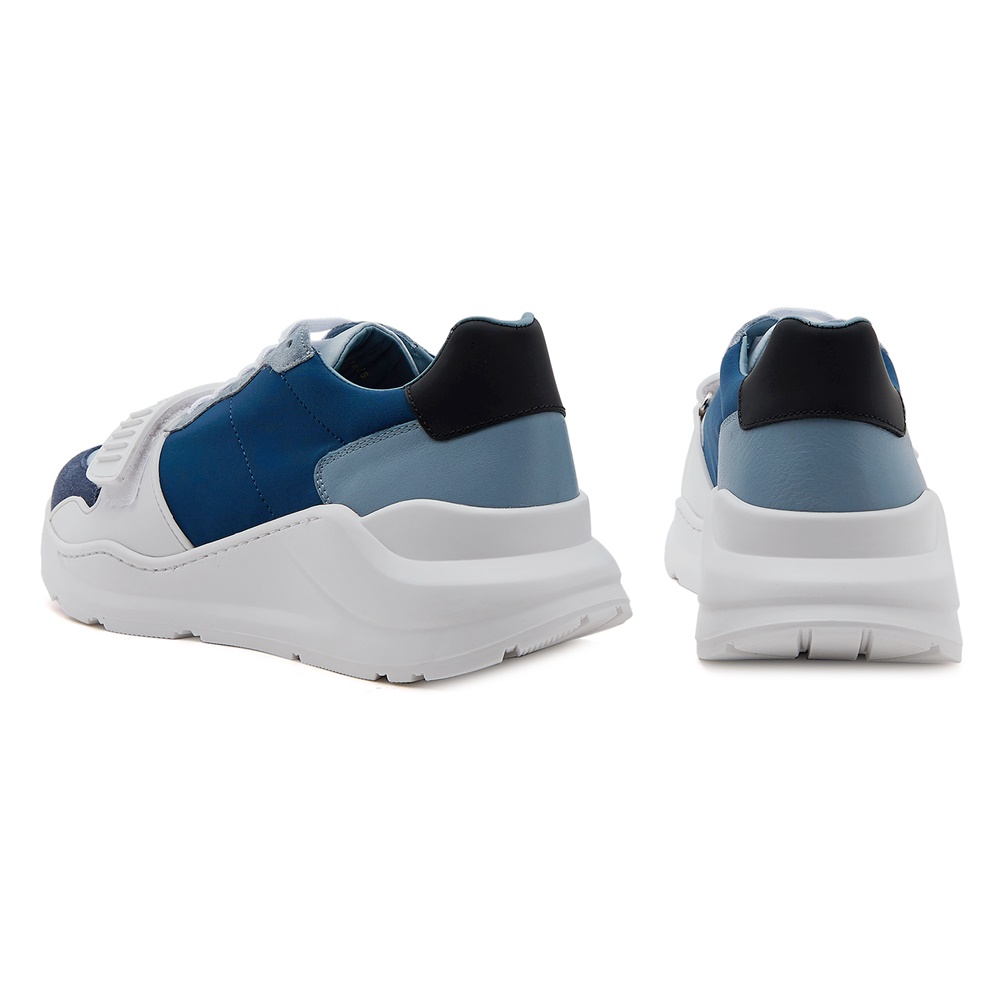 버버리(BURBERRY) 스웨이드 네오프렌 남자 스니커즈 REGIS M LOW 8005366