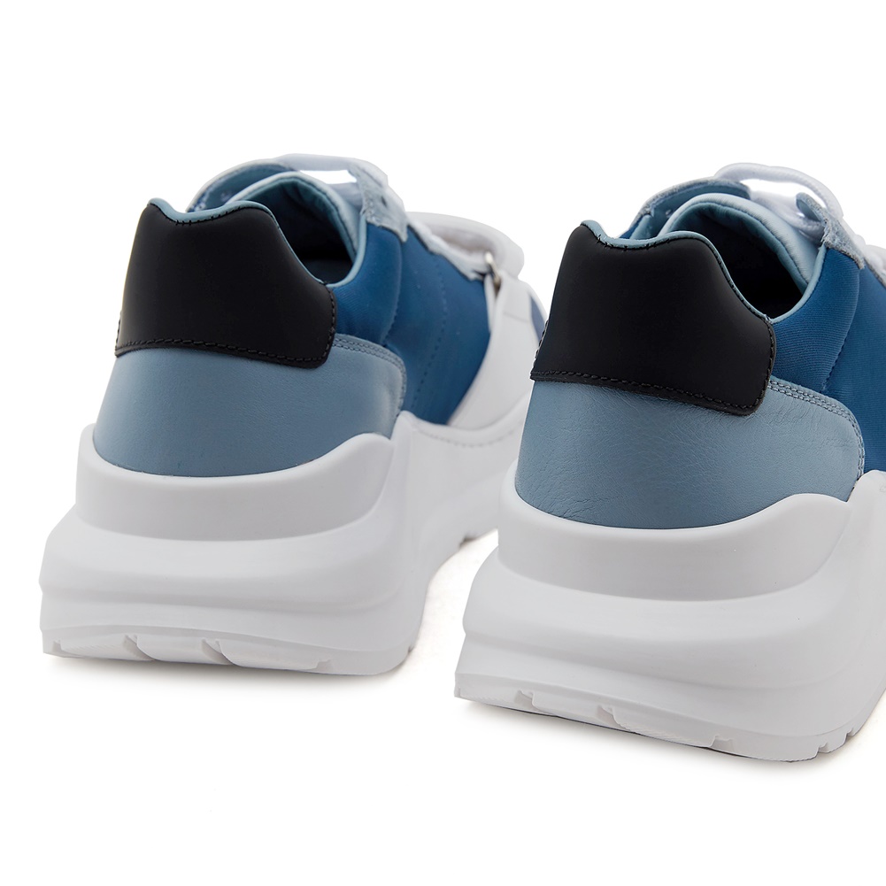 버버리(BURBERRY) 스웨이드 네오프렌 남자 스니커즈 REGIS M LOW 8005366