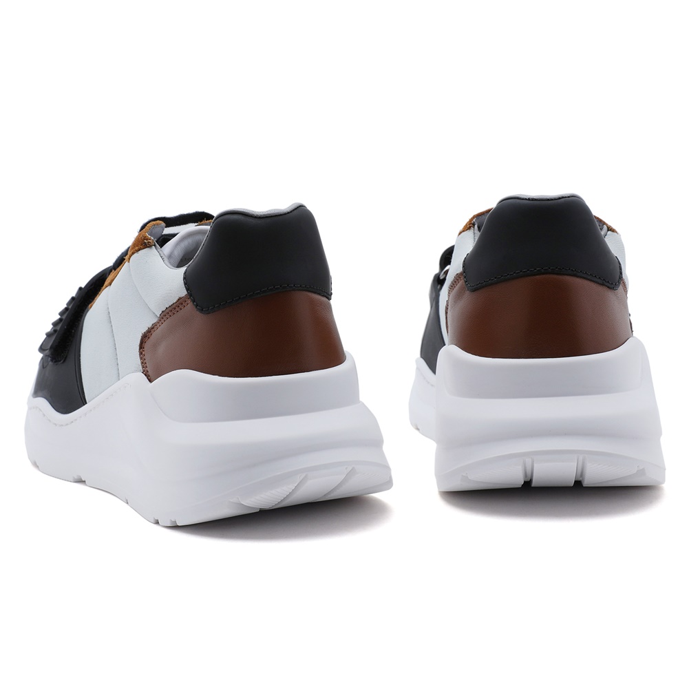 버버리(BURBERRY) 스웨이드 네오프렌 남자 스니커즈 REGIS M LOW 8005367
