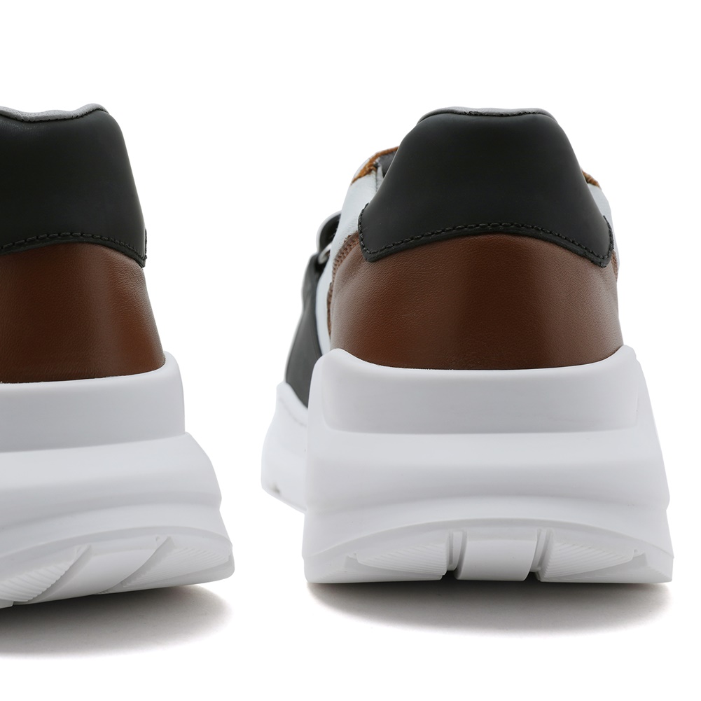 버버리(BURBERRY) 스웨이드 네오프렌 남자 스니커즈 REGIS M LOW 8005367