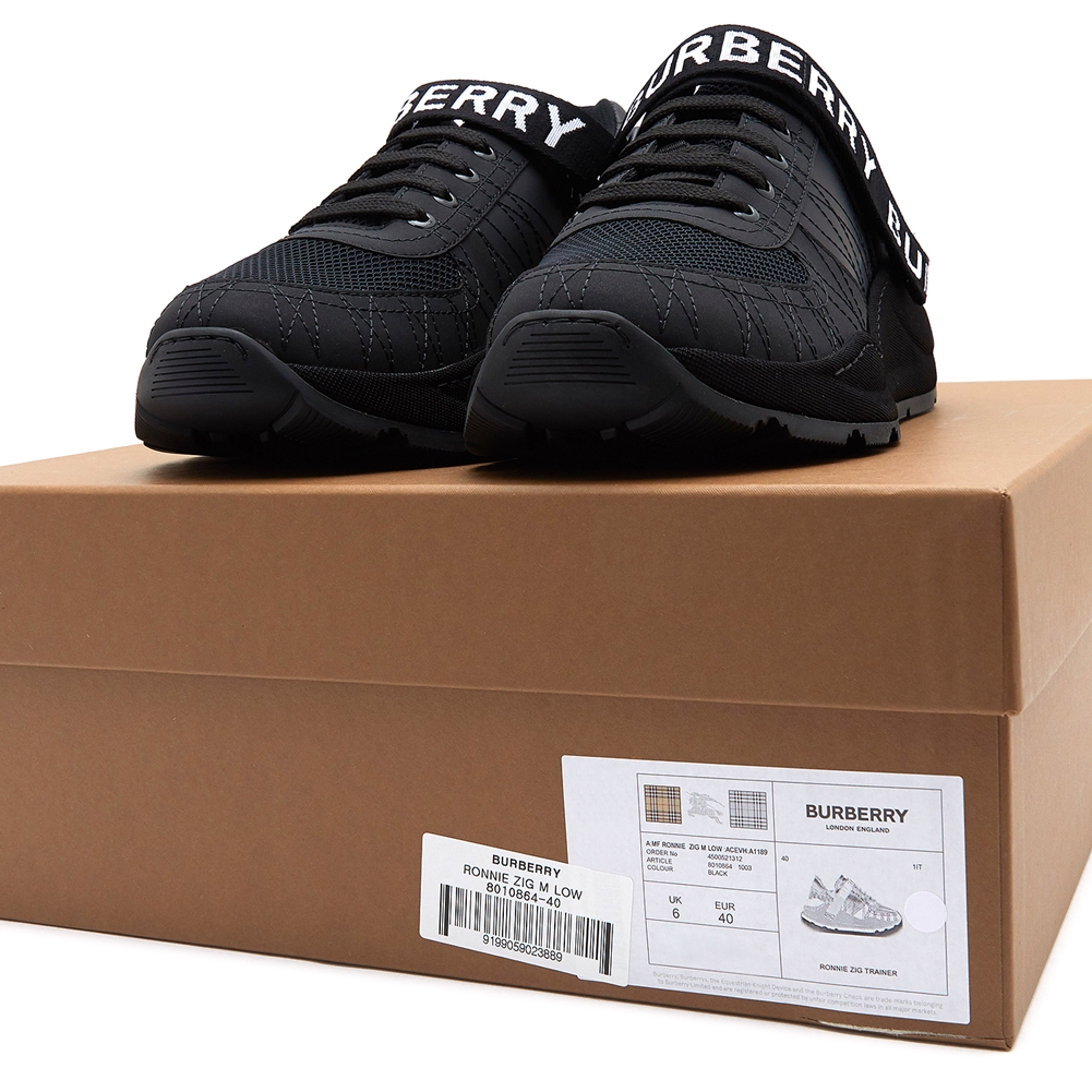 버버리(BURBERRY) 로고 남자 스니커즈 RONNIE ZIG M LOW 8010864