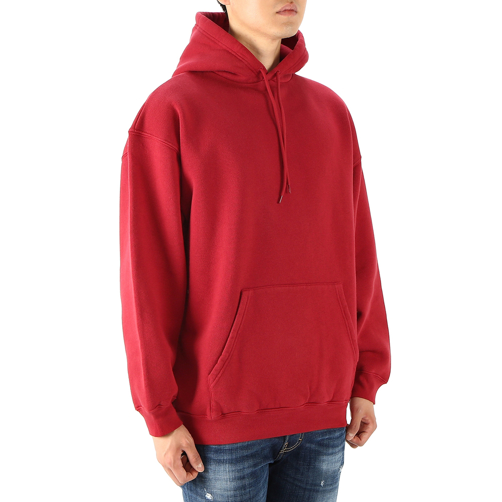 발렌시아가(BALENCIAGA) 로고 후드 남자 긴팔 기모 맨투맨 티셔츠 556143 TDV04 6064