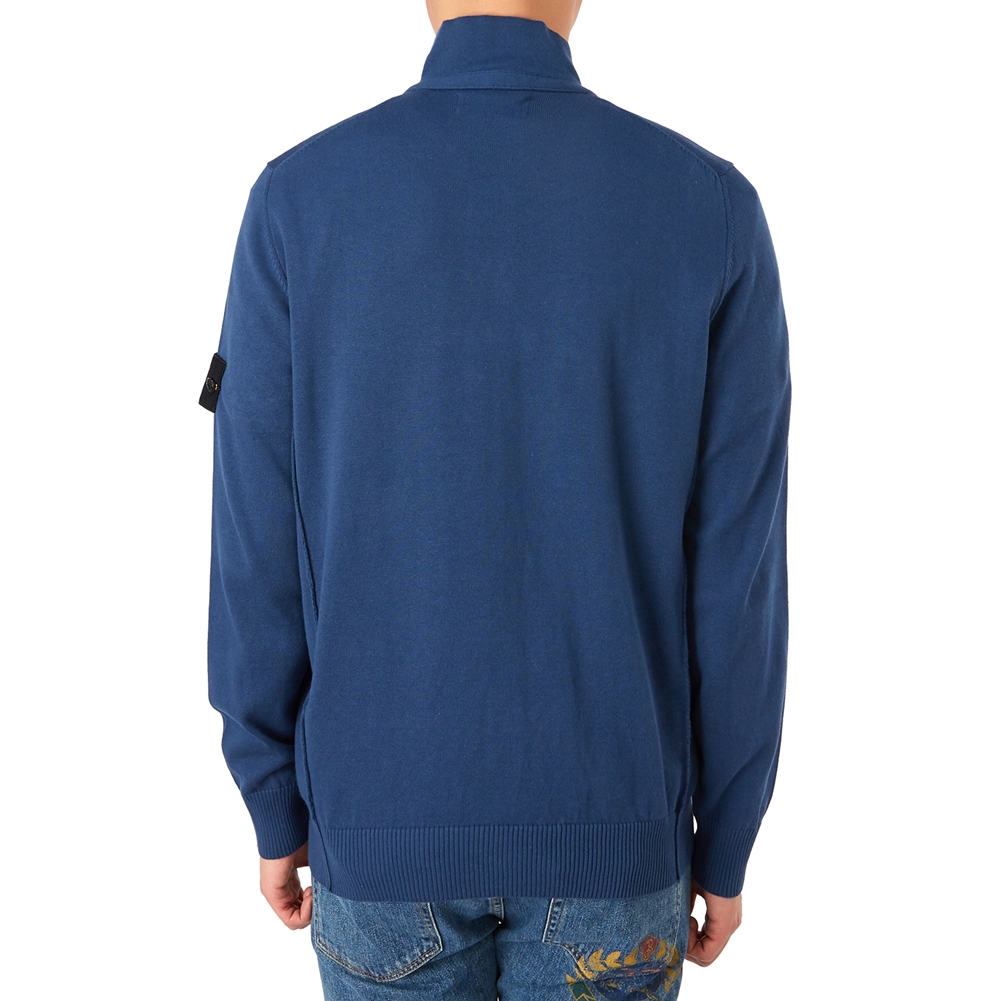 스톤아일랜드(STONE ISLAND) 와펜 반집업 남자 니트 7015519B2 V0028