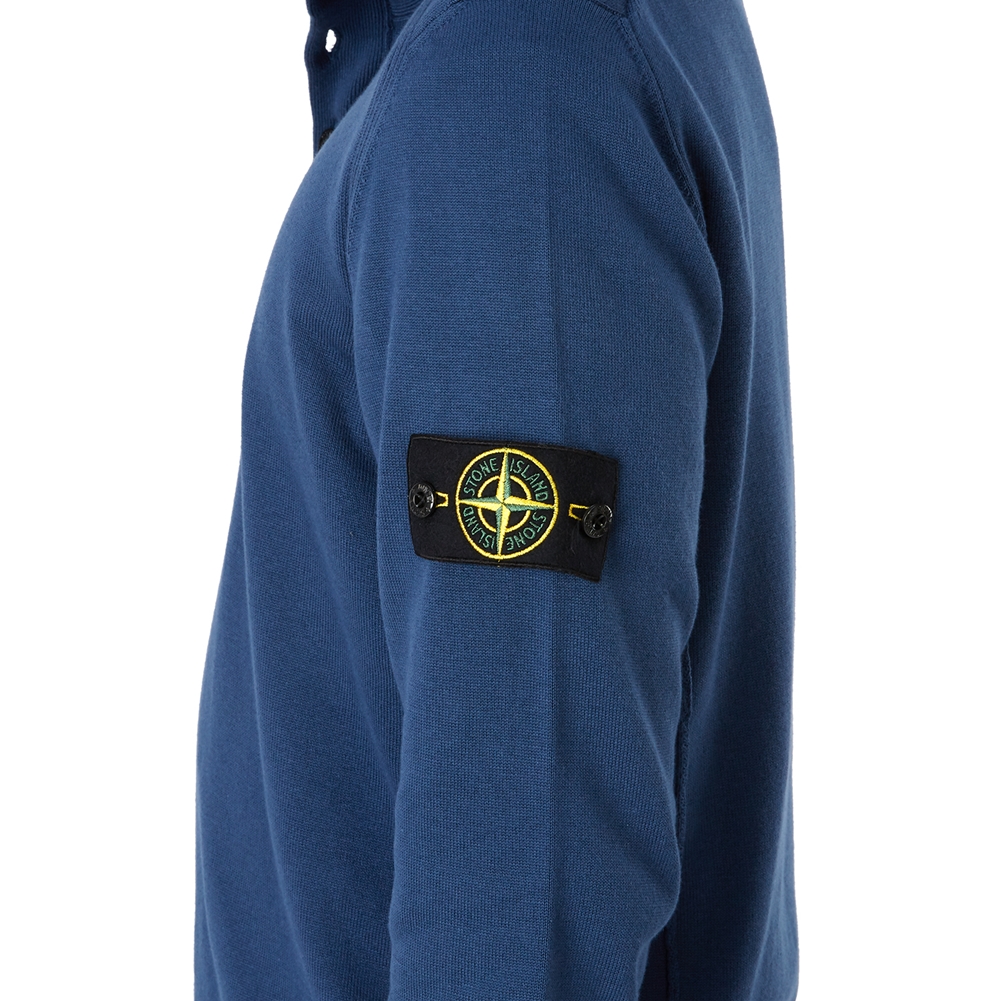 스톤아일랜드(STONE ISLAND) 와펜 반집업 남자 니트 7015519B2 V0028