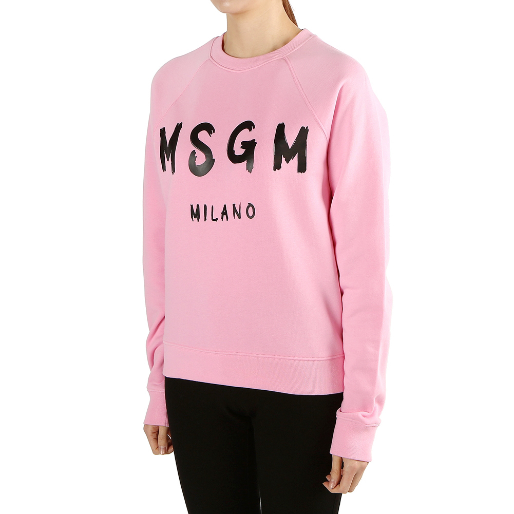 엠에스지엠(MSGM) 로고 여자 긴팔 맨투맨 티셔츠 2642MDM189 195299 12