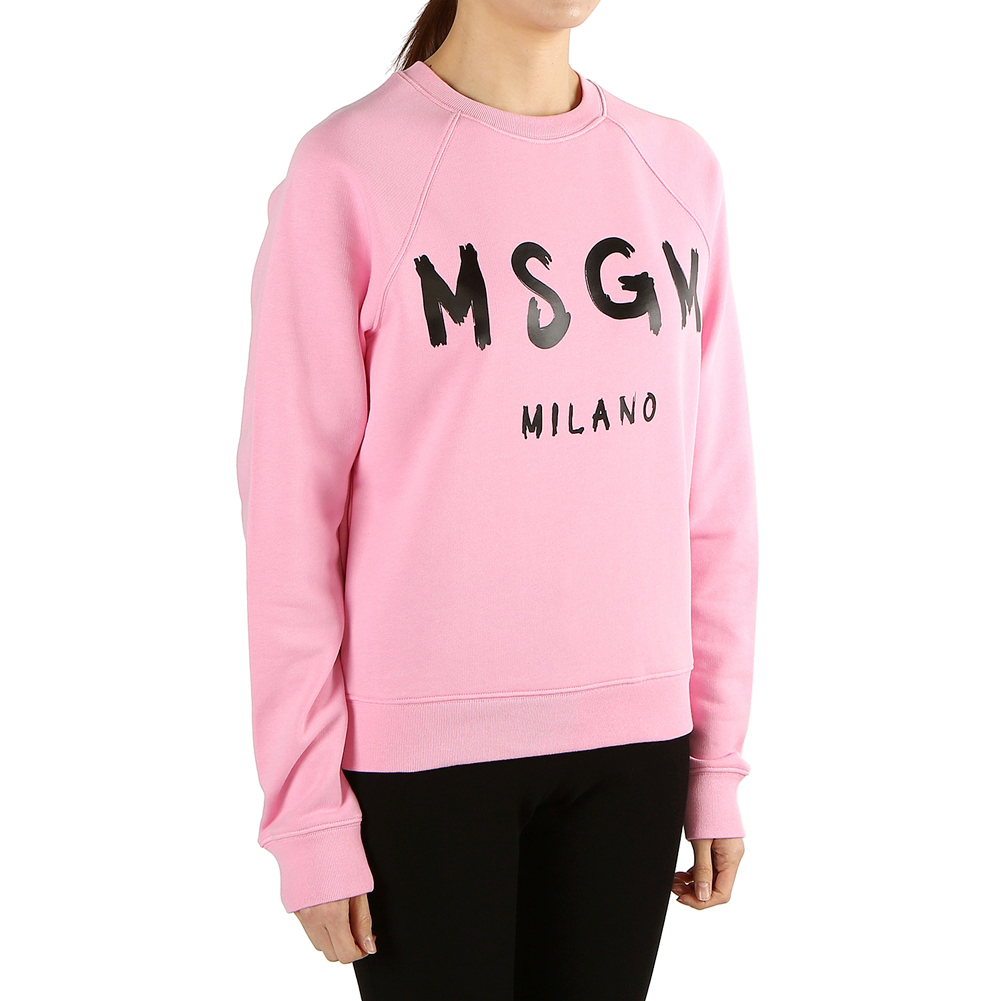 엠에스지엠(MSGM) 로고 여자 긴팔 맨투맨 티셔츠 2642MDM189 195299 12
