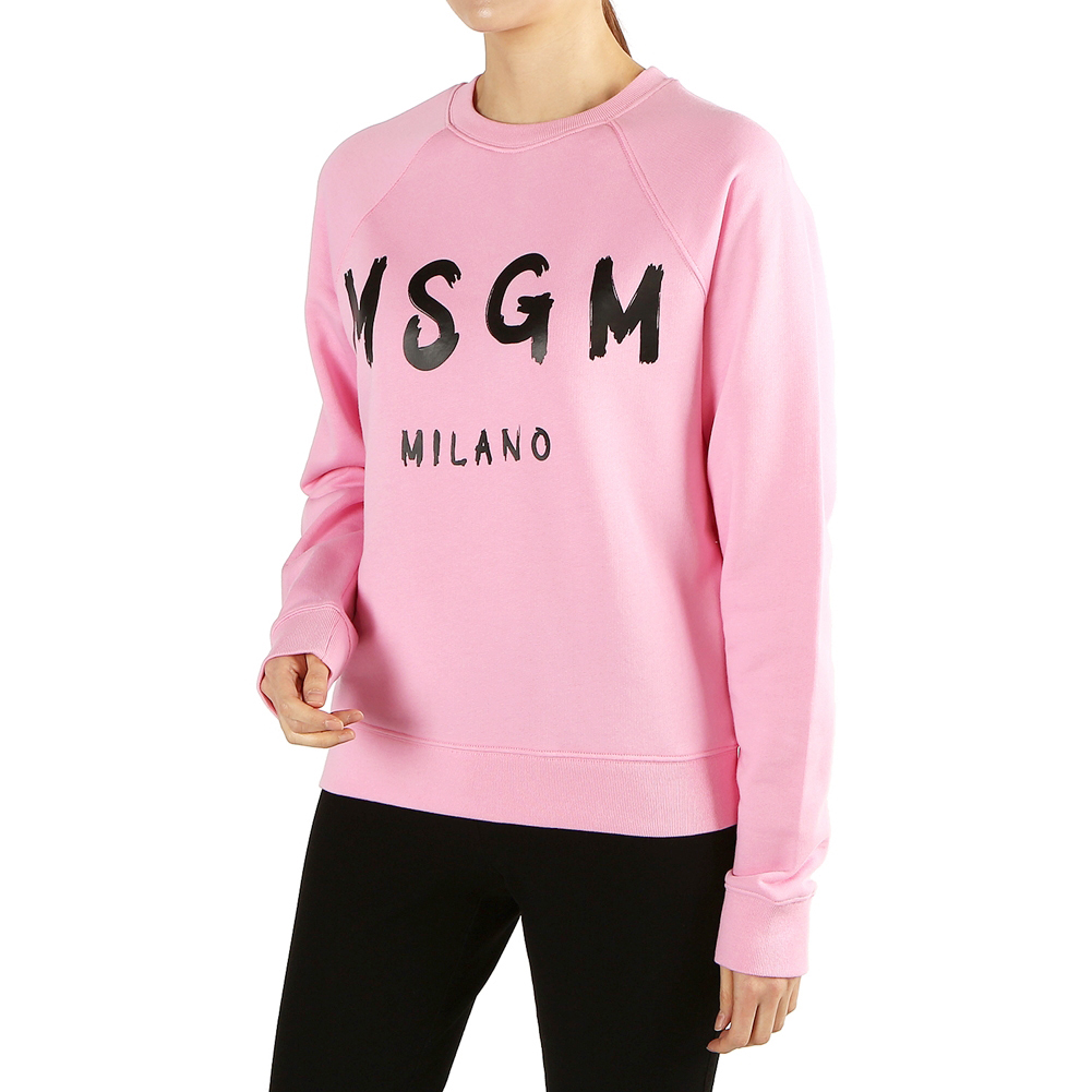 엠에스지엠(MSGM) 로고 여자 긴팔 맨투맨 티셔츠 2642MDM189 195299 12