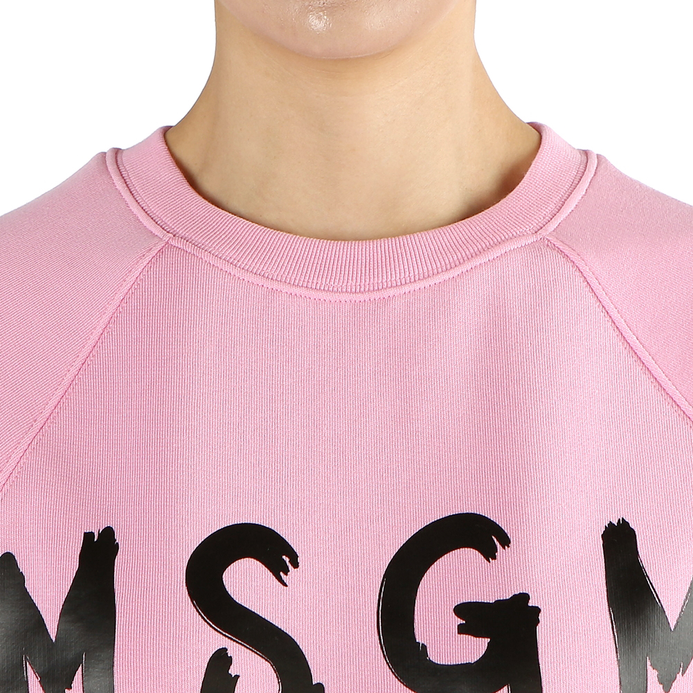 엠에스지엠(MSGM) 로고 여자 긴팔 맨투맨 티셔츠 2642MDM189 195299 12