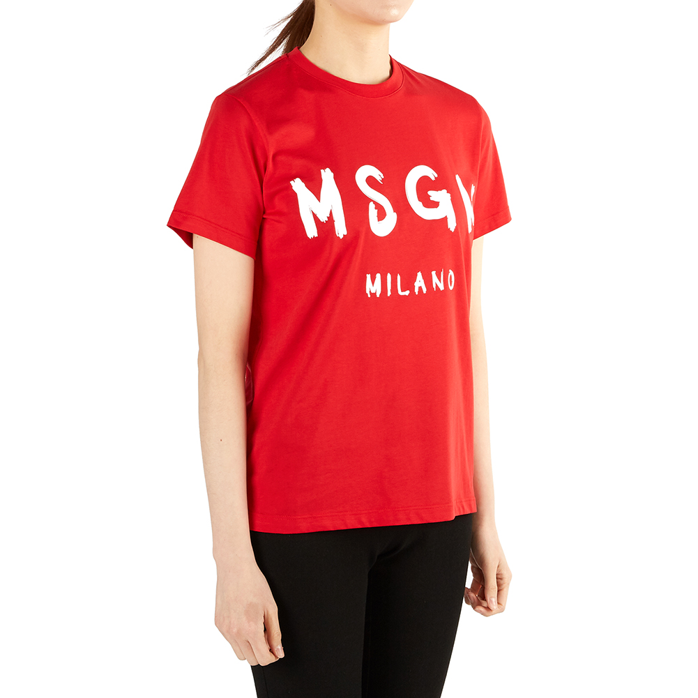 엠에스지엠(MSGM) 로고 여자 반팔티셔츠 2642MDM160 195298 18