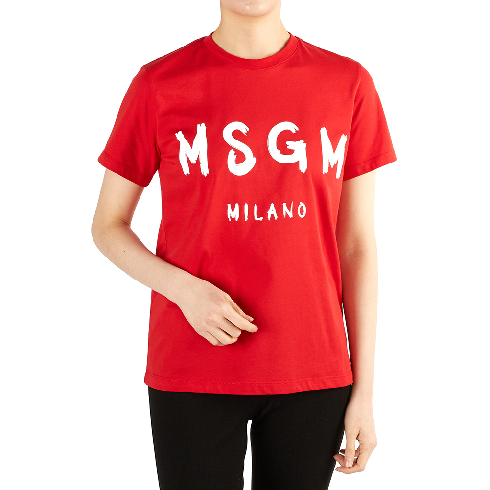 엠에스지엠(MSGM) 로고 여자 반팔티셔츠 2642MDM160 195298 18