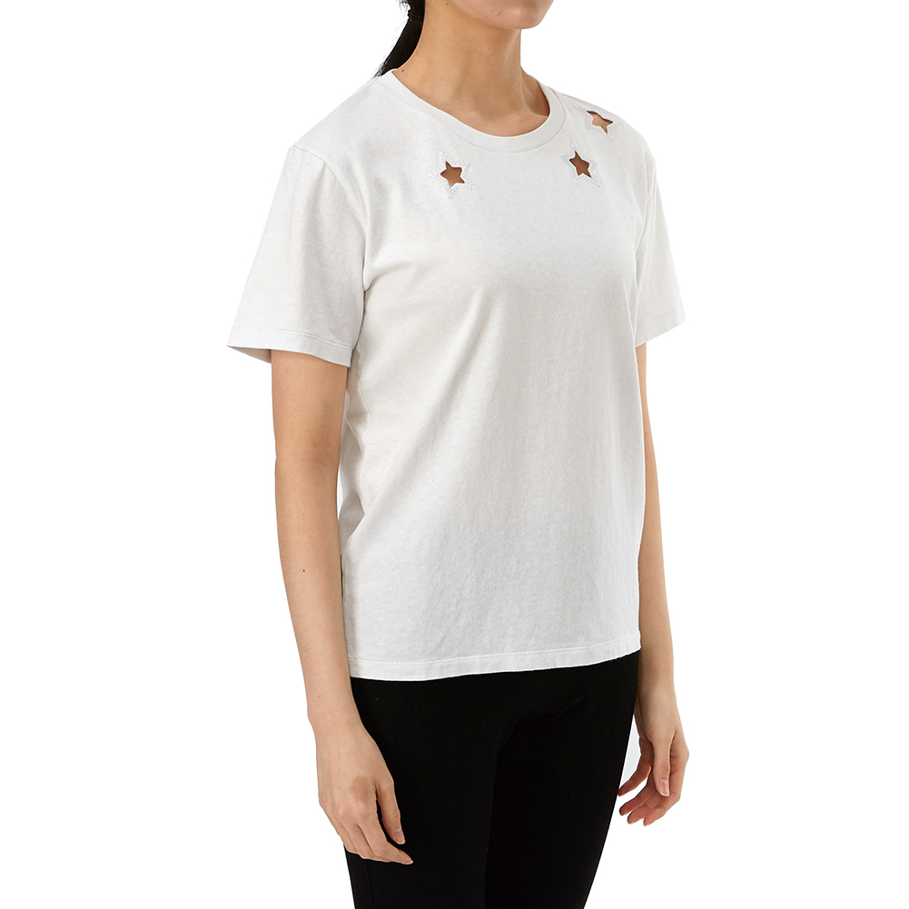 생로랑(SAINT LAURENT PARIS) 스타 여자 반팔티셔츠 547700 YB2XE 9505