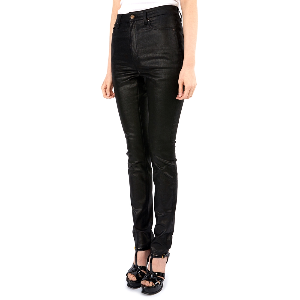 생로랑(SAINT LAURENT PARIS) 하이웨스트 스키니 여자 코팅진 537764 YE824 1099