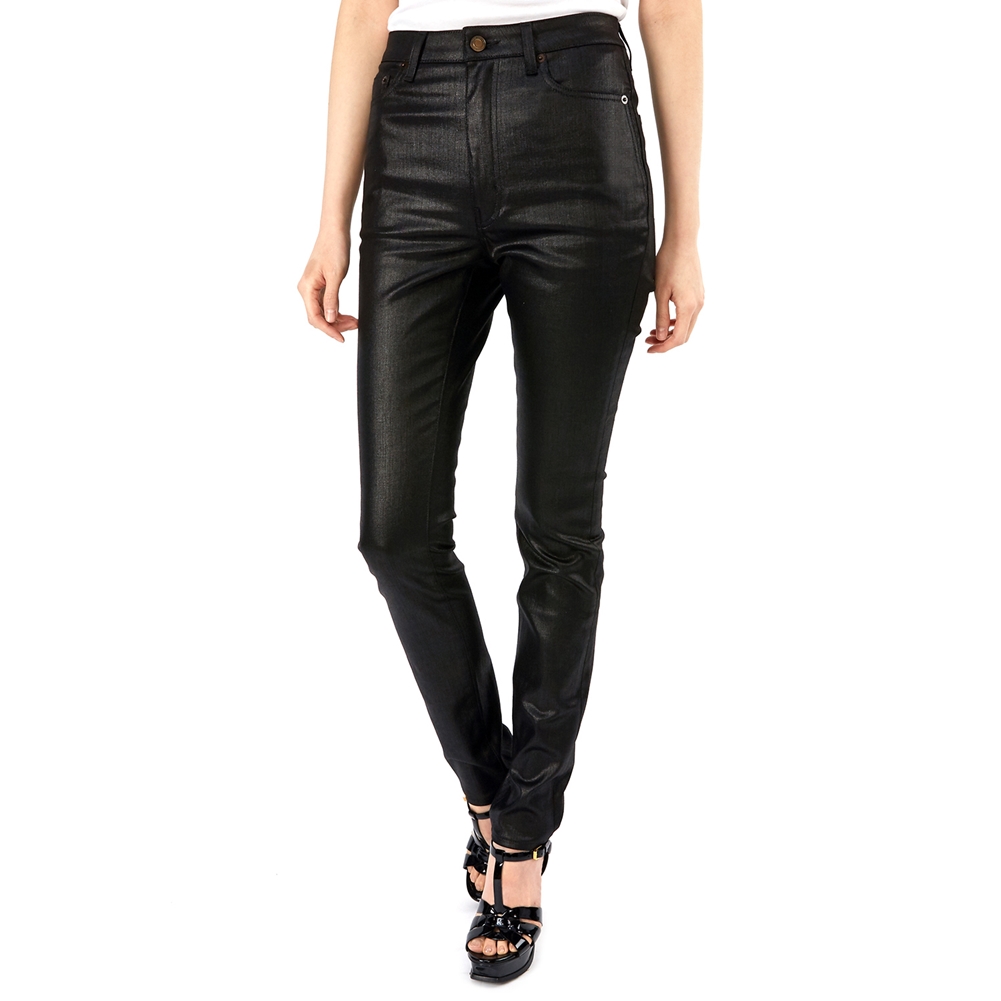 생로랑(SAINT LAURENT PARIS) 하이웨스트 스키니 여자 코팅진 537764 YE824 1099