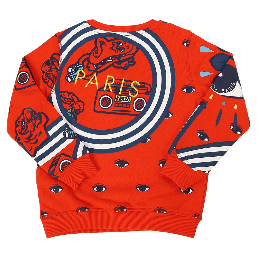 겐조키즈(KENZO KIDS) 왁스 키즈 긴팔 맨투맨 티셔츠 (성인착용가능) KN15528 36 8A12A