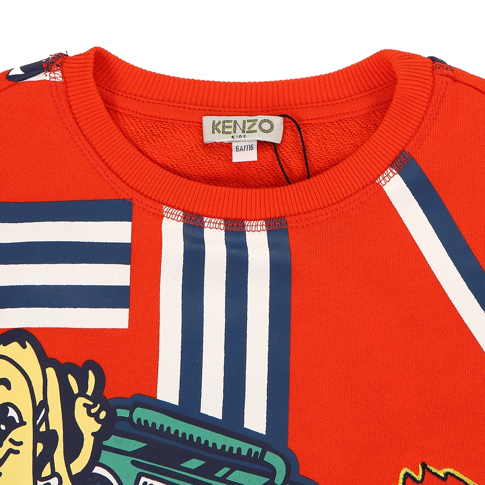 겐조키즈(KENZO KIDS) 왁스 키즈 긴팔 맨투맨 티셔츠 (성인착용가능) KN15528 36 8A12A