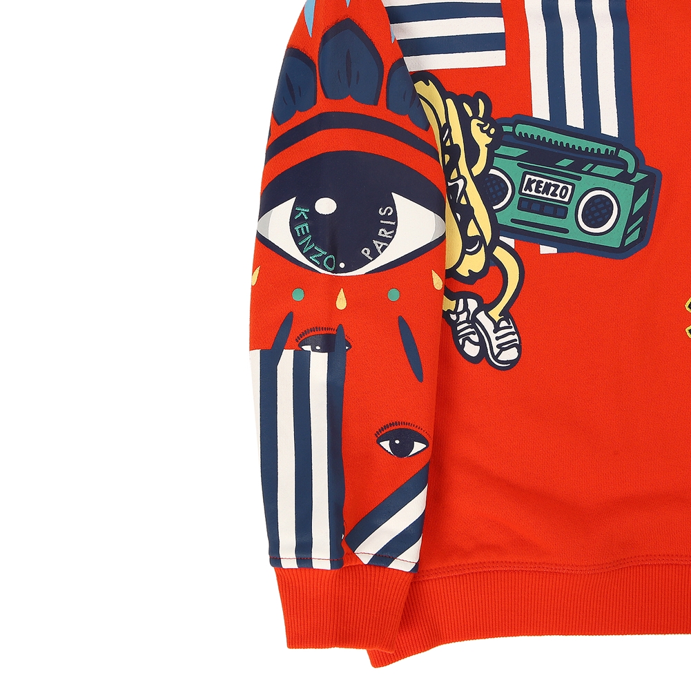 겐조키즈(KENZO KIDS) 왁스 키즈 긴팔 맨투맨 티셔츠 (성인착용가능) KN15528 36 8A12A