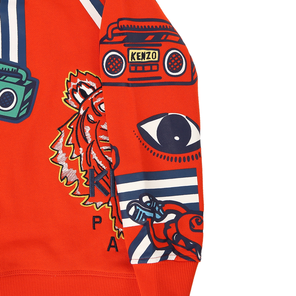 겐조키즈(KENZO KIDS) 왁스 키즈 긴팔 맨투맨 티셔츠 (성인착용가능) KN15528 36 8A12A