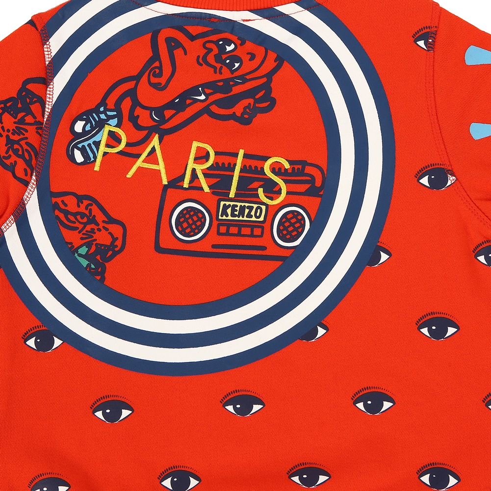 겐조키즈(KENZO KIDS) 왁스 키즈 긴팔 맨투맨 티셔츠 (성인착용가능) KN15528 36 8A12A