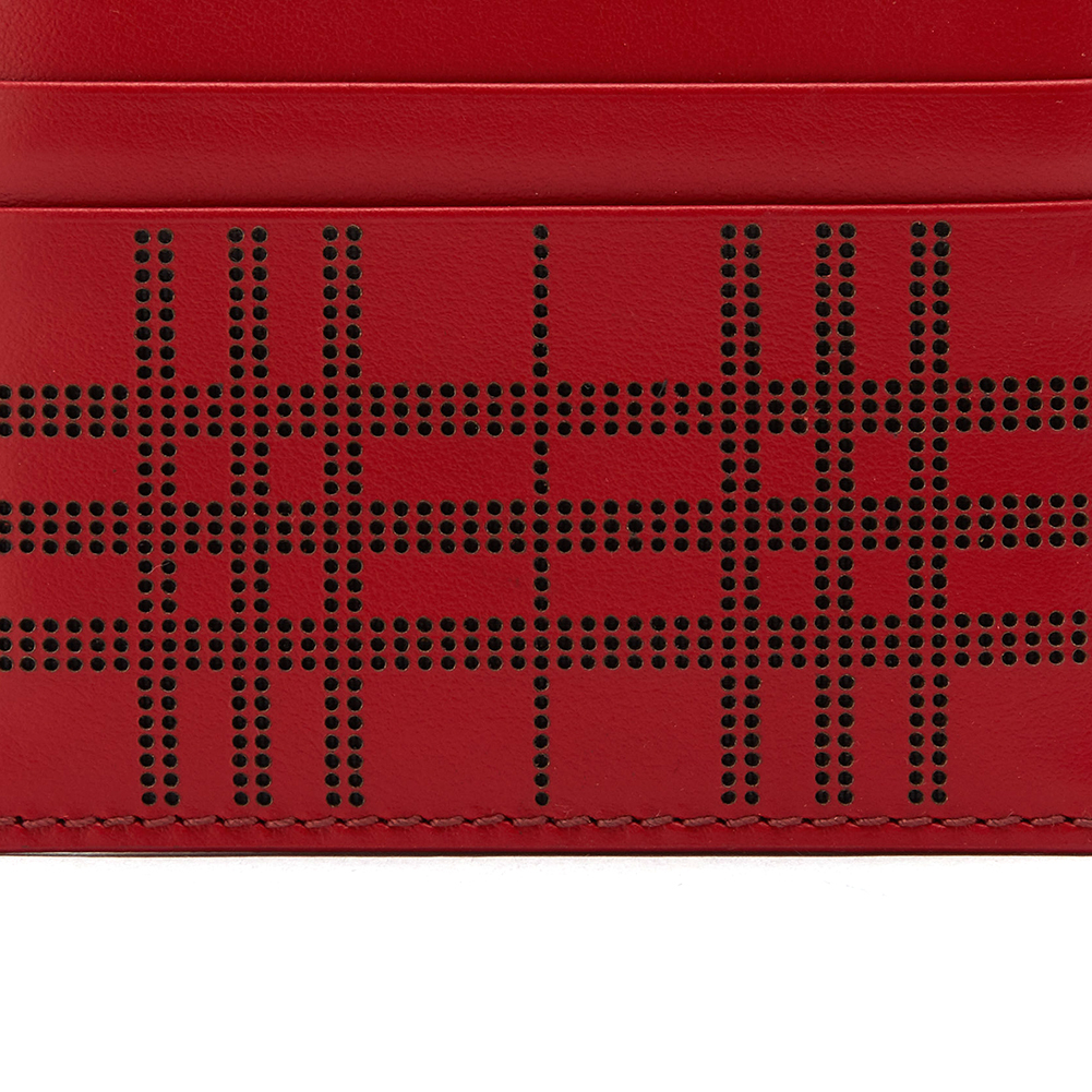 버버리(BURBERRY) 퍼포레이티드 체크 남자 명함/카드지갑 SANDON 8005967