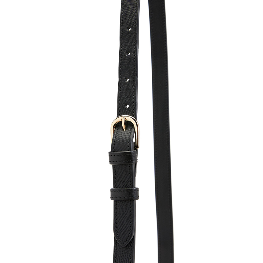 아페쎄(A.P.C.) 데미 룬 미니 여자 숄더백 PXBJQ F61392 LZZ NOIR