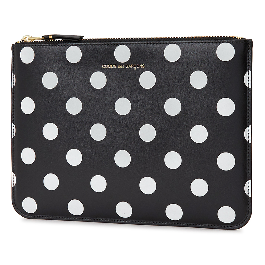 꼼데가르송(COMME DES GARCONS) 도트 여자 클러치/파우치백 SA5100PD BLACK