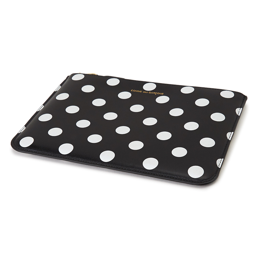 꼼데가르송(COMME DES GARCONS) 도트 여자 클러치/파우치백 SA5100PD BLACK