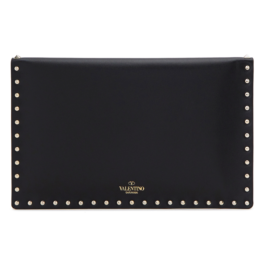 발렌티노(VALENTINO) 락스터드 엔벨롭 여자 클러치/파우치백 UW2P0P56BOL 0NO