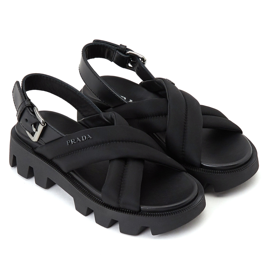 프라다(PRADA) 로고 여자 샌들 1X265M LSV F0002