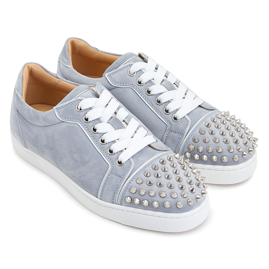 크리스찬루부탱(CHRISTIAN LOUBOUTIN) 비에이라 스파이크 플랫 여자 스니커즈 3200161 Q908
