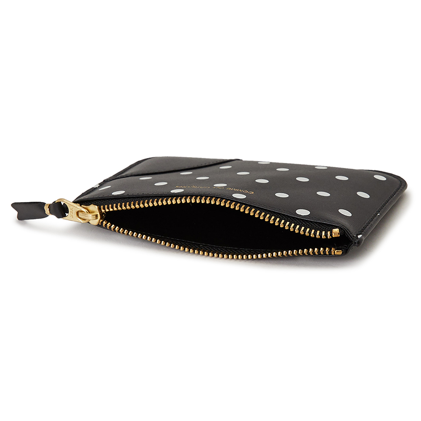 꼼데가르송(COMME DES GARCONS) 도트 여자 동전지갑 SA8100PD BLACK