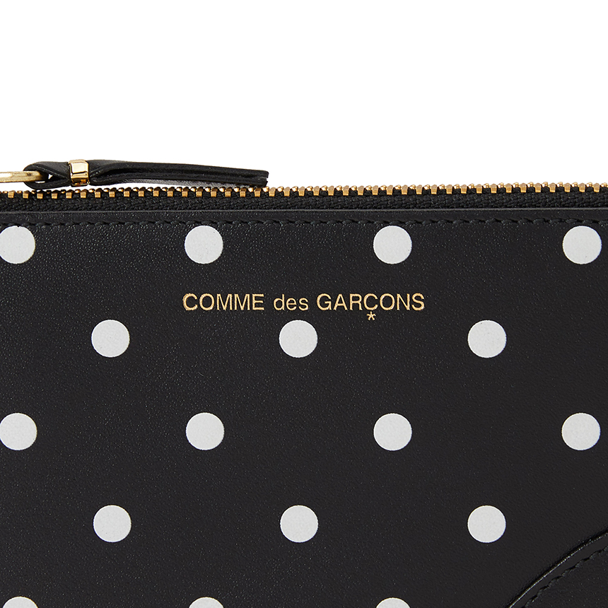 꼼데가르송(COMME DES GARCONS) 도트 여자 동전지갑 SA8100PD BLACK