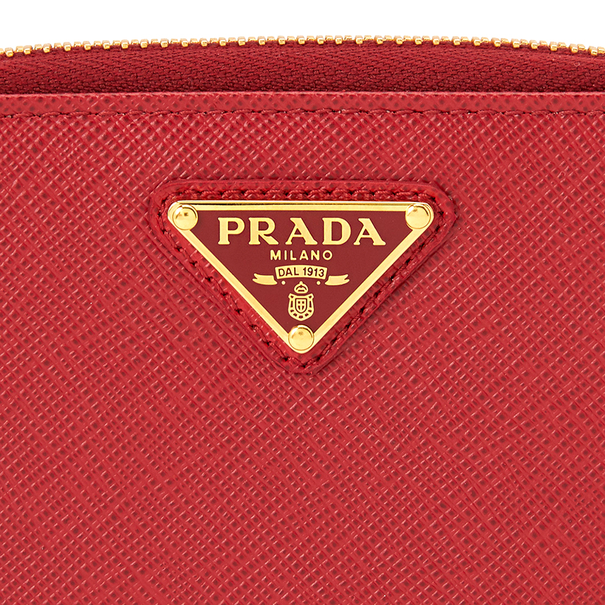 프라다(PRADA) 사피아노 트라이앵글 여자 반지갑 1ML042 QHH F068Z
