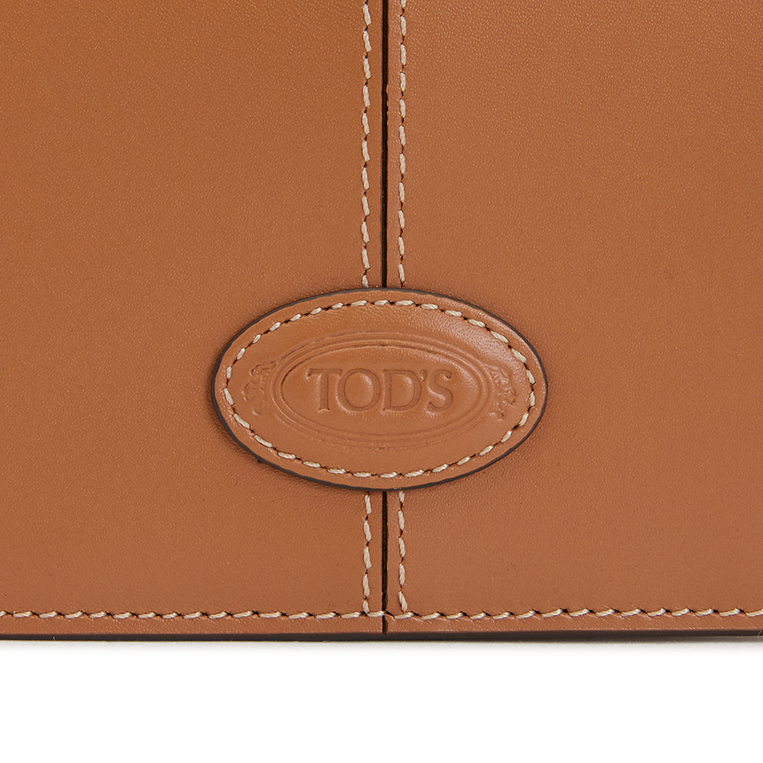 토즈(TODS) 로고 여자 반지갑 XAWDBBB7200RIIS410