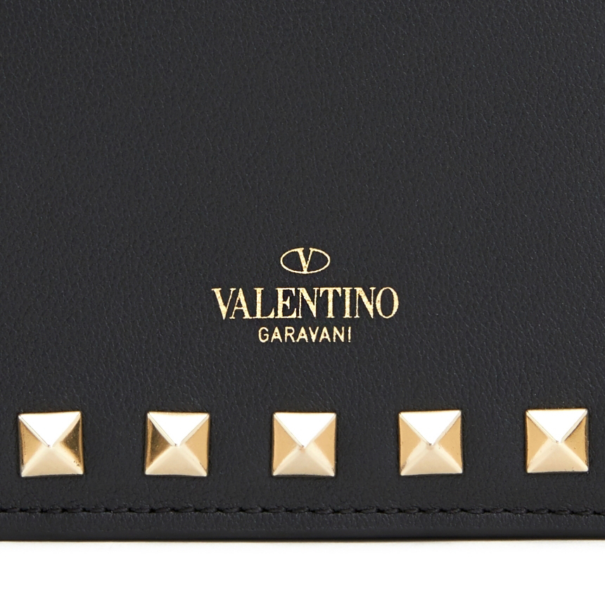 발렌티노(VALENTINO) 락스터드 여자 미니 반지갑 UW0P0P39BOL 0NO