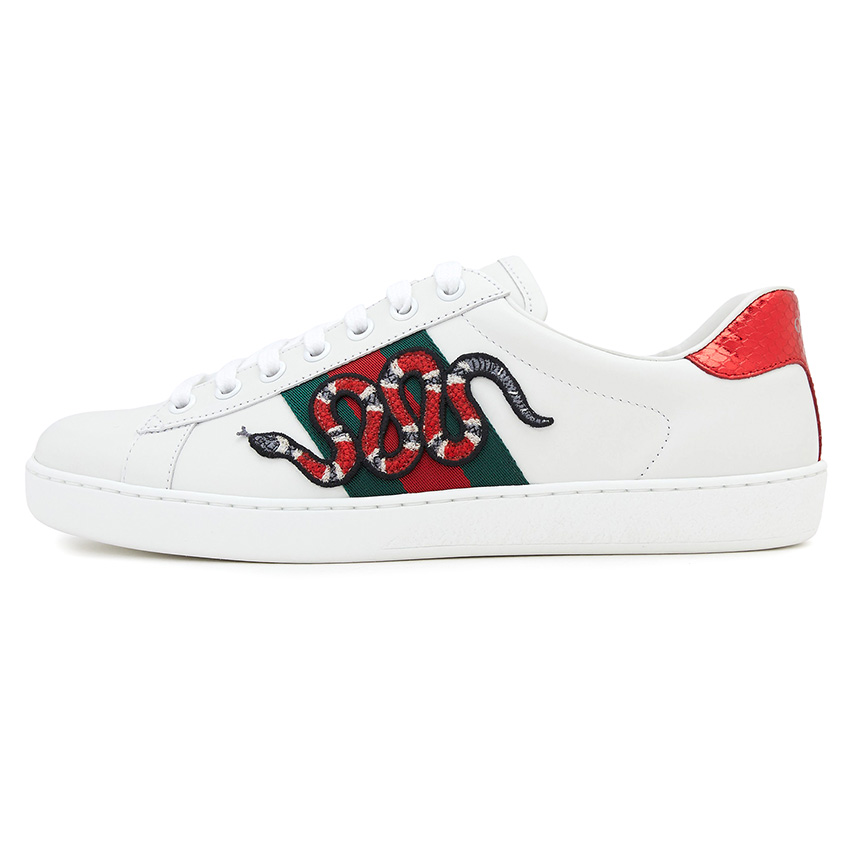 구찌(GUCCI) 에이스 스네이크 남자 스니커즈 456230 02JP0 9064