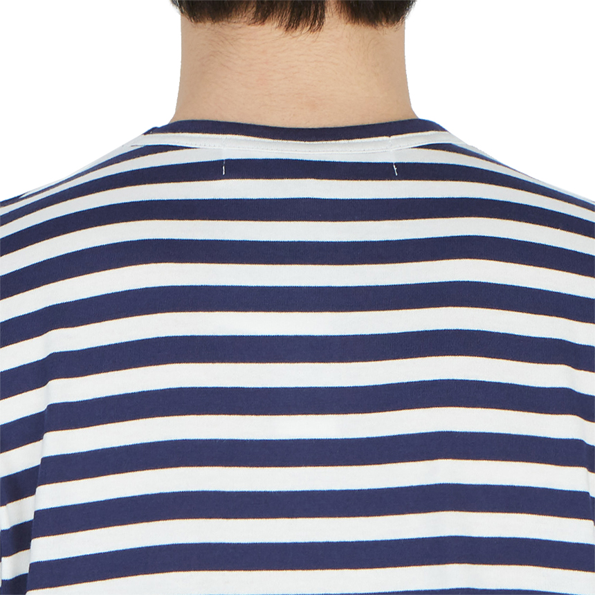 꼼데가르송(COMME DES GARCONS) 더블하트와펜 스트라이프 남자 긴팔티셔츠 AZ T228 051 1